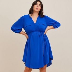 NWT Torrid Mini Studio Crepe de Chine Shirt Dress Size 3x (22-24)
